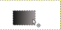 Aussehen des Cursors im Auswahlmodus "Ersetzen"