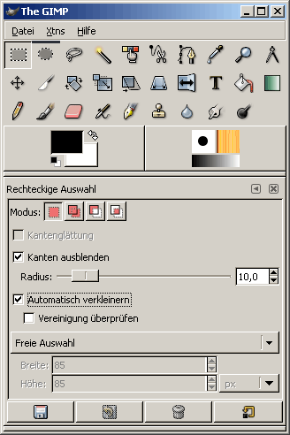 Erweitert um "Kanten ausblenden" und "Automatisch verkleinern"
